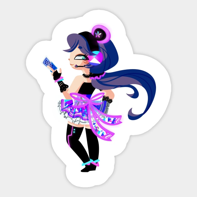 Nozomi Tojo: Cyber Sticker by scribblekisses